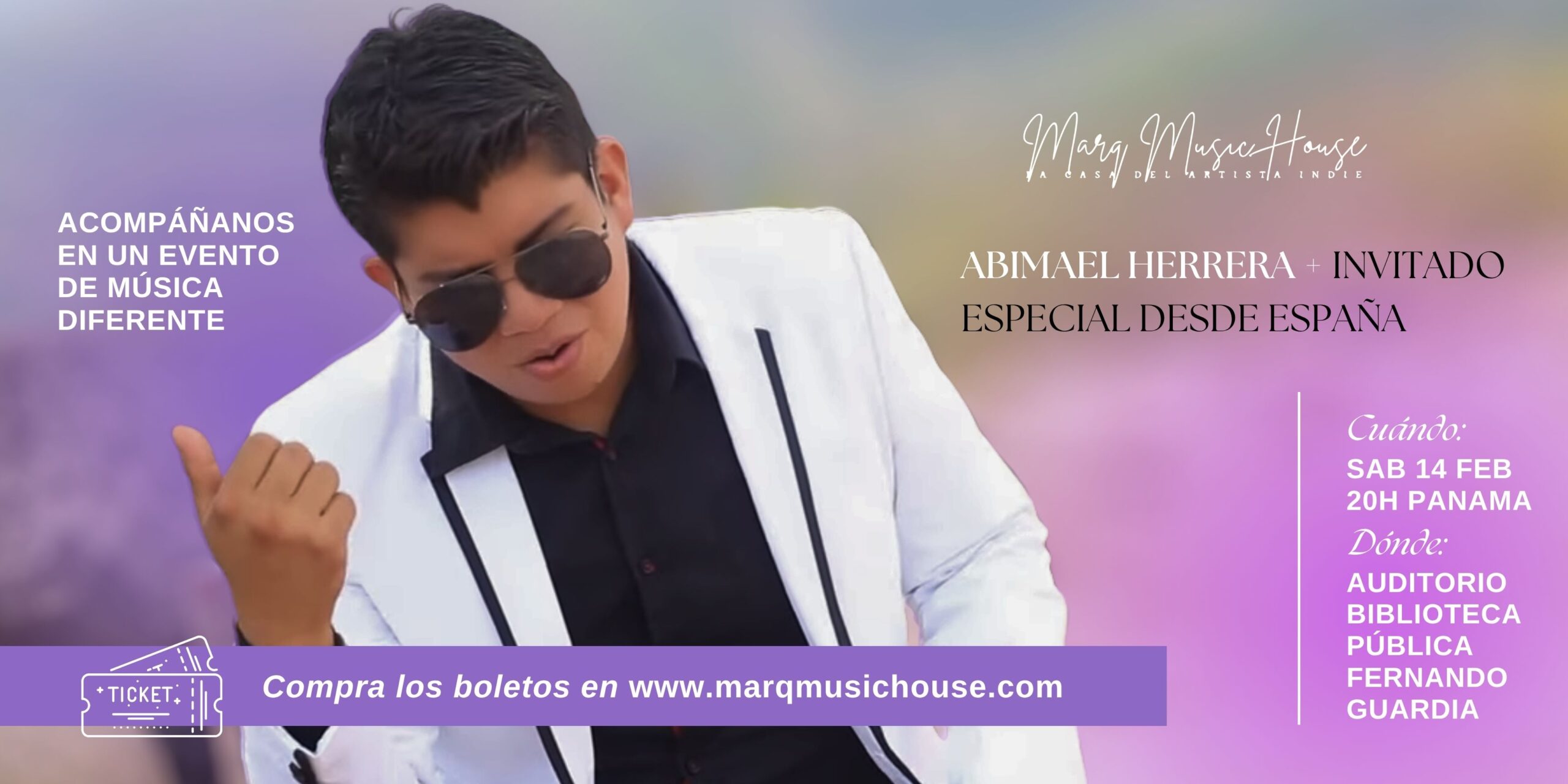 Abimael Herrera presenta su concierto “Versión Deluxe Live” junto a Marq Music House y Toño Real